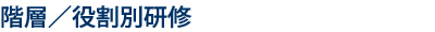 階層／役割別研修